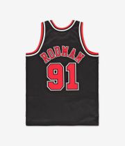 Mitchell&Ness Chicago Bulls Dennis Rodman Canotta (black black)