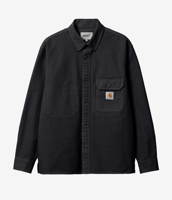 Carhartt WIP Reno Camisa (black garment dyed)