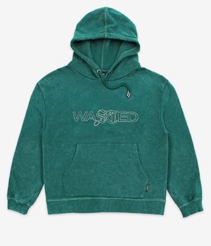 Wasted Paris Chill Stipple Hoodie (faded pine green)