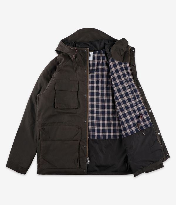 Element Field Waxed Parka Jacket (kalamata)