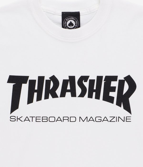 Thrasher Skate Mag Top z Długim Rękawem (white)