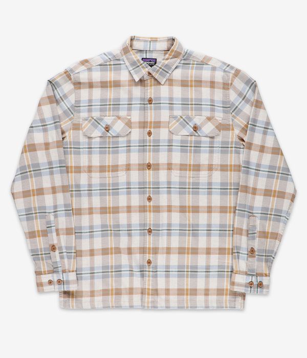 Patagonia Organic Cotton Fjord Flannel Camicia (fields natural)