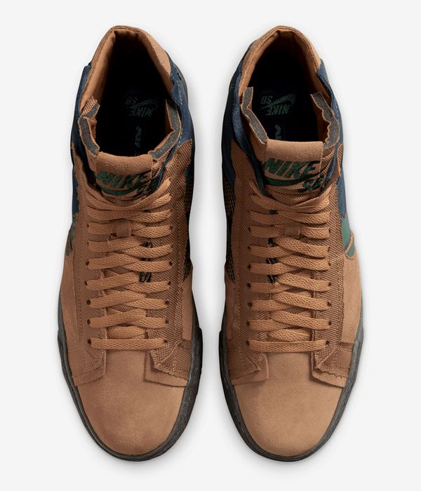 Nike SB Blazer Mid Premium Schoen (legend dark brown)