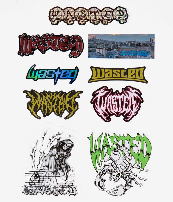 Wasted Paris What I Mean Sticker (multi)