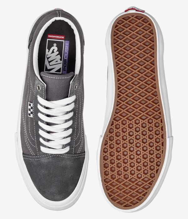 Vans Skate Old Skool Shoes (pewter true white)