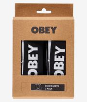 Obey Established Work Boxers (black) Pack de 2