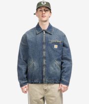 Carhartt WIP OG Detroit Cotton Bradenton Giacca (blue grind wash)