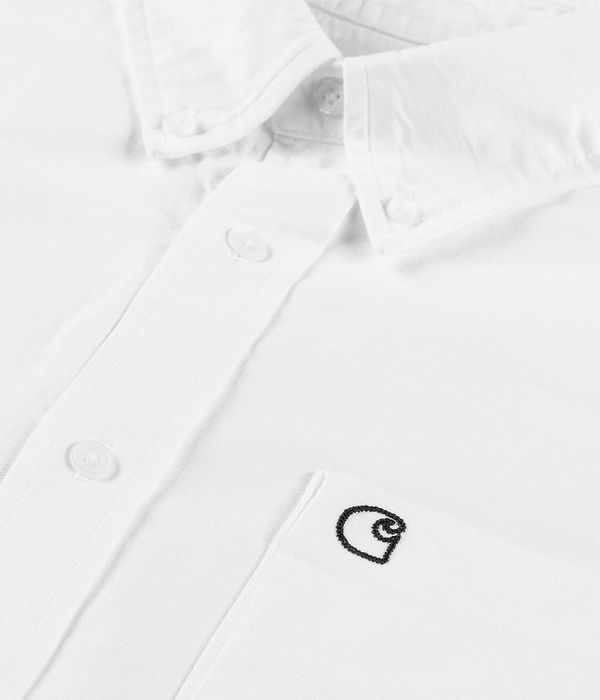 Carhartt WIP Braxton Oxford Hemd (white black)