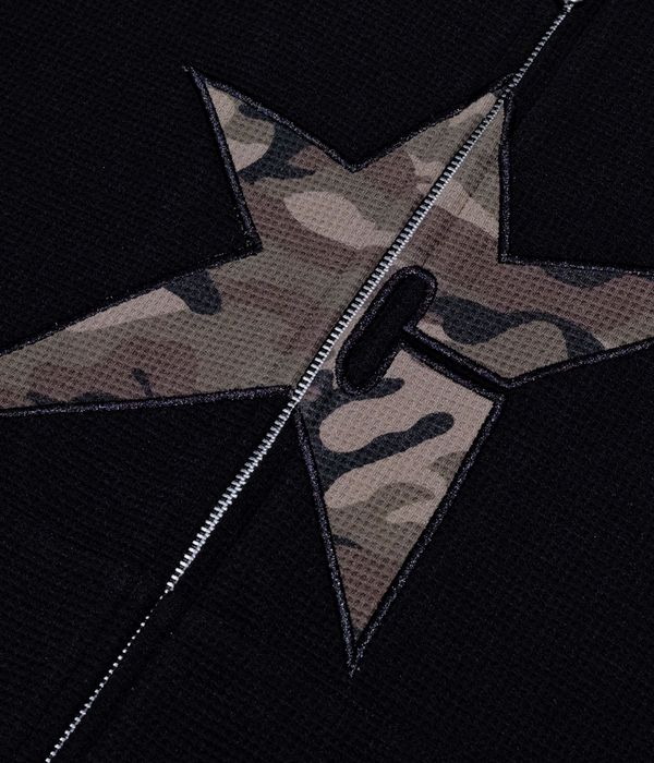 Carpet Company C-Star Thermal Zip-Hoodie (black)