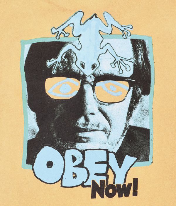 Obey Now! T-Shirt (pigment sunflower)
