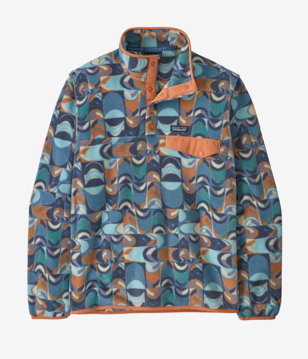 Patagonia Lightweight Synch Snap-T Jacket (swallowtail geo still blue)