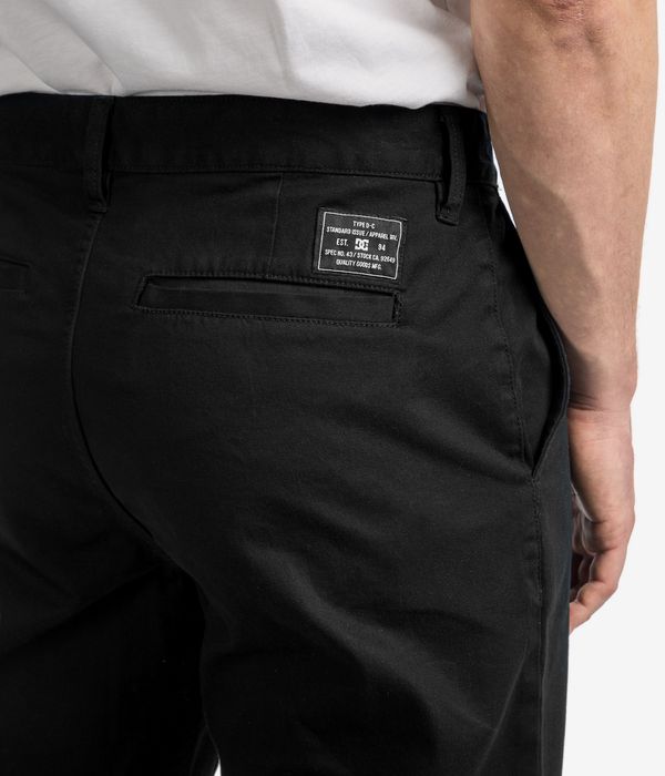 DC Worker Relaxed Chino Pantalones (black)