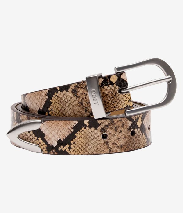 Obey Classic Leather Ceinture (snake)