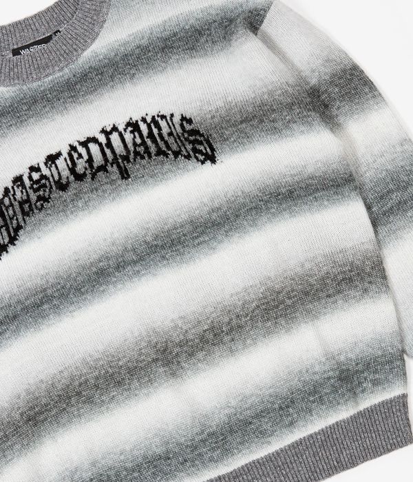 Wasted Paris Blur Kingdom Sweatshirt (gradient black white)