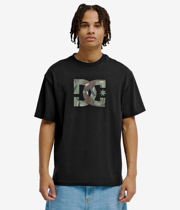 DC Star Filled T-Shirt (black camo)