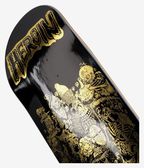 Heroin Skateboards Scott Allegory Of Fear 10" Skateboard Deck (black)