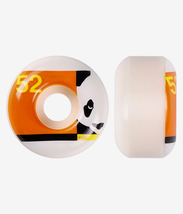 Enjoi Box Panda Ruote (white orange) 52mm 99A pacco da 4