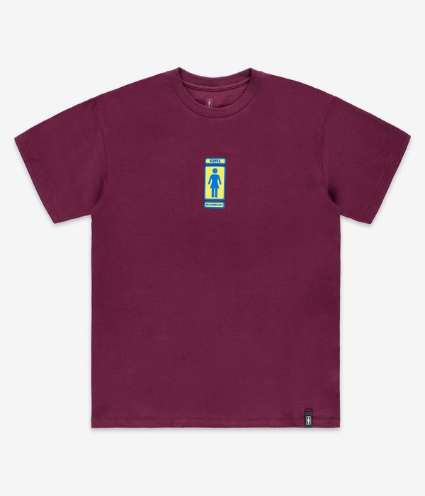 skatedeluxe x Girl OG T-Shirt (burgundy)