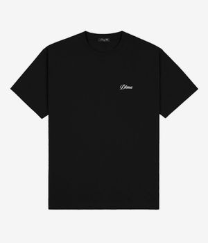 Dime Cursive Small Logo T-Shirt (black)