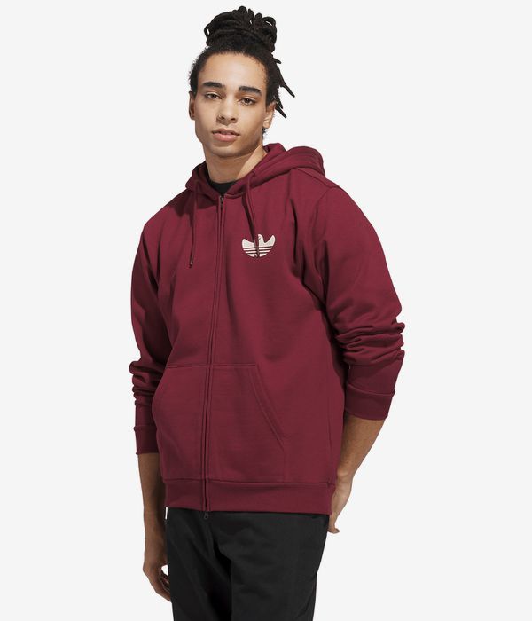 adidas Shmoo G Zip-Hoodie (shadow red alumina)