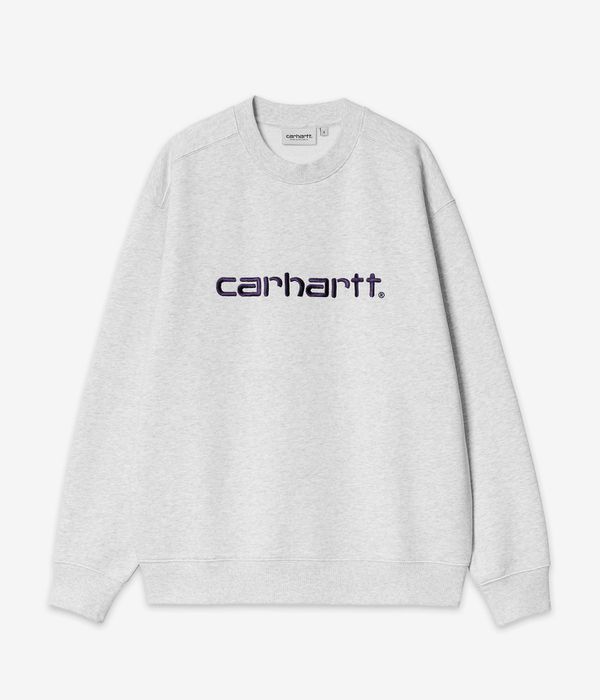 Carhartt WIP W' Basic Sweatshirt women (ash heather tyrian)