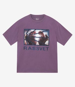 RASSVET | PACCBET Logo Knit T-Shirt (purple)