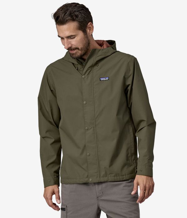 Patagonia Jackson Glacier Rain Jacket (basin green)