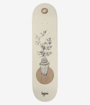 MOB X Begoni Vase 8" Skateboard Deck (white)