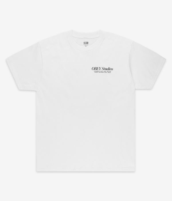 Obey Visual Food for your Mind Camiseta (white)