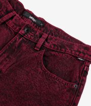 Vans Check 5 Baggy Acid Overdyed Jeansy (racing red)