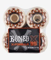 Bones X Formula V6 Wheels (white orange) 55 mm 95A 4 Pack