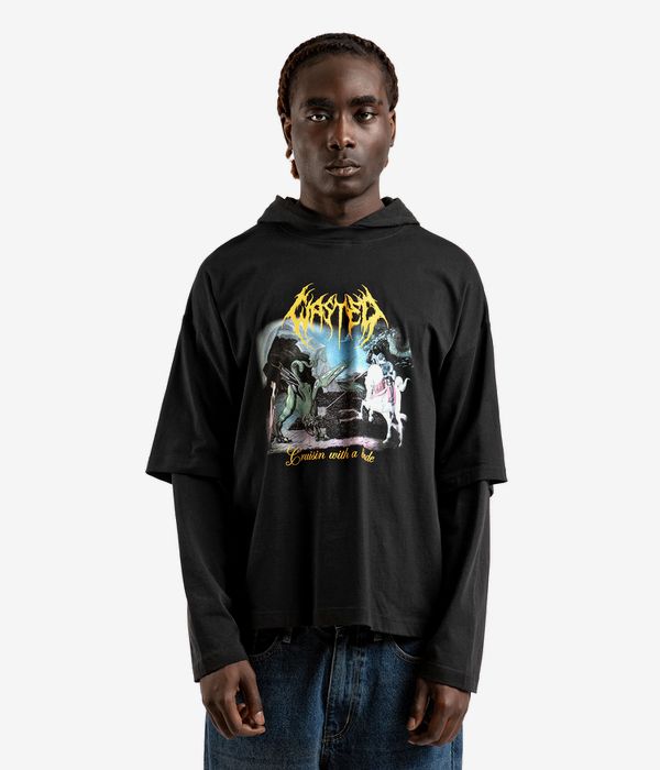 Wasted Paris Tale Age Hoodie (black faded black)