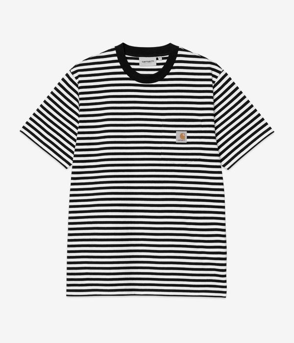Carhartt WIP Ezra Pocket Camiseta (black wax)