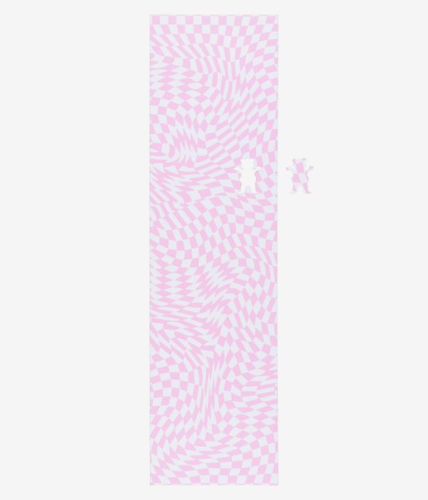Grizzly Trippy Checkerboard 9" Lija (pink white)