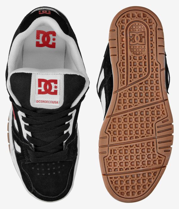 DC Stag Chaussure (black white red)