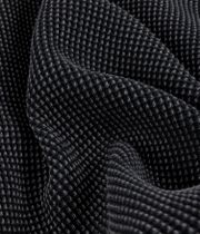 Dime Premium Waffle Felpa Hoodie con zip (faded black)