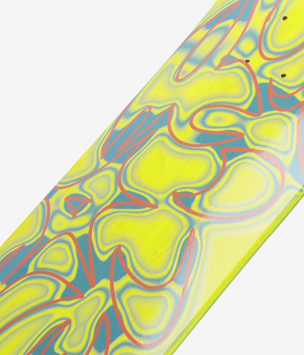 skatedeluxe Aqua Twin Tail 8.125" Skateboard Deck (yellow dip)