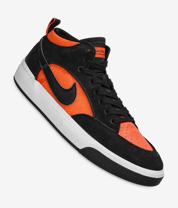 Nike SB React Leo Shoes (black orange electro)