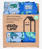Lousy Livin Weedy & Broccoli Boxers (blue) 2 Pack