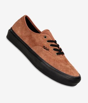 Vans Skate Authentic Hairy Suede Schuh black rust