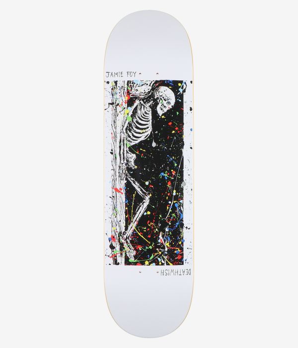 Deathwish Foy Only Dreaming Twin 8.5" Skateboard Deck (white)