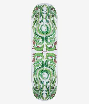 GX1000 Fish Wall 8.6" Planche de skateboard (white green)