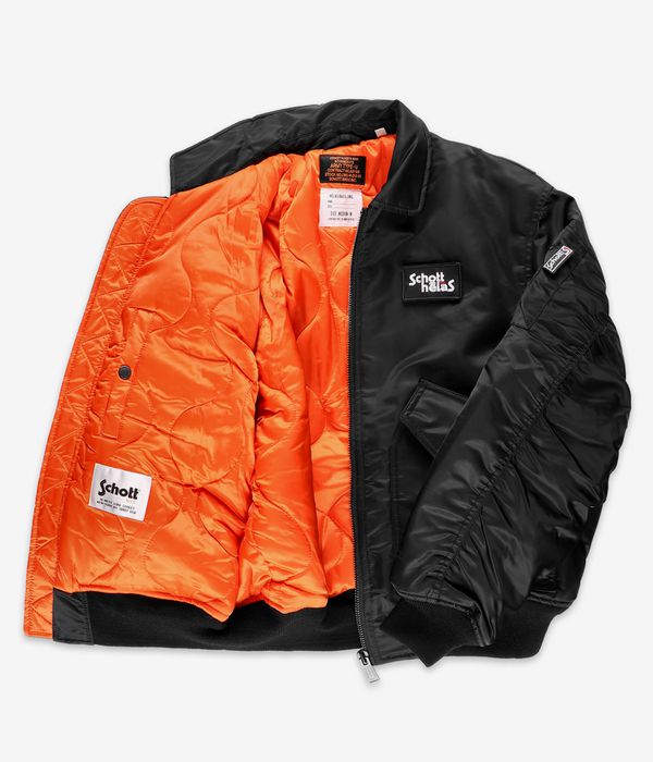 Hélas x Schott Bomber Jacket (black)
