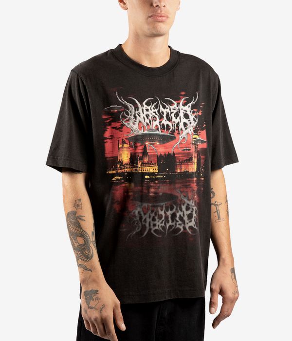 Wasted Paris Skylab T-Shirt (faded black)