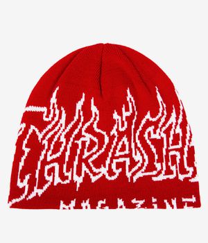 Thrasher Fire Outlined Beanie (red)