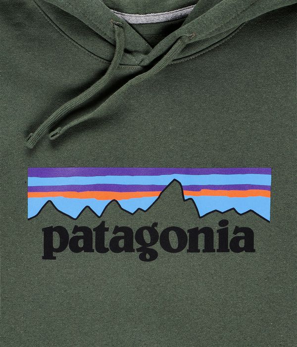 Patagonia P-6 Logo Uprisal Hoodie (torrey pine green)