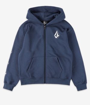 Volcom Iconic Stone Gid Zip-Hoodie kids (dust bowl indigo)