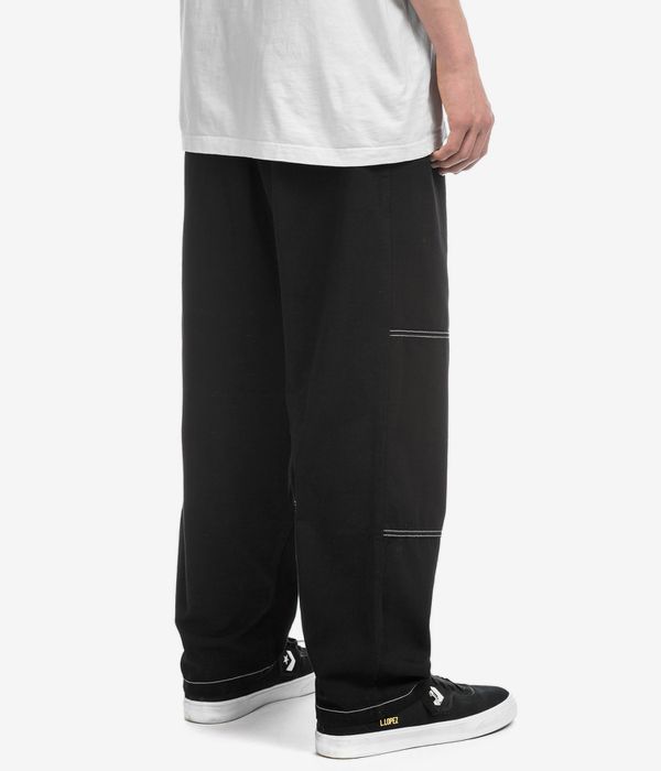 Antix Slack Double Knee Pantaloni (black contrast)