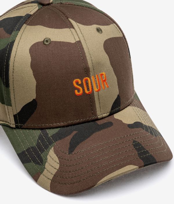 SOUR SOLUTION Army Cap (wood camo)