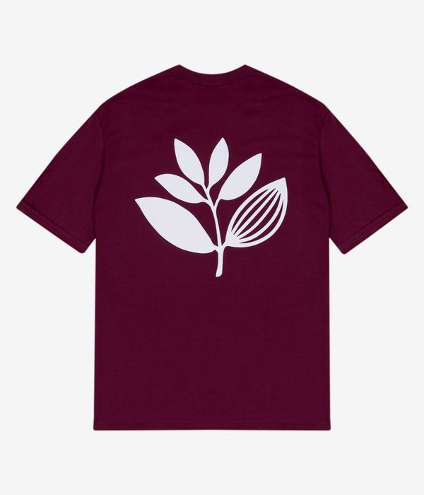 Magenta Plant T-Shirt (burgundy)